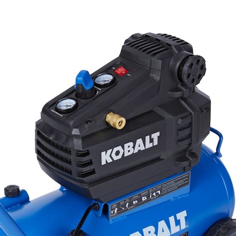 kobalt  gallons portable  psi horizontal air compressor   air compressors department