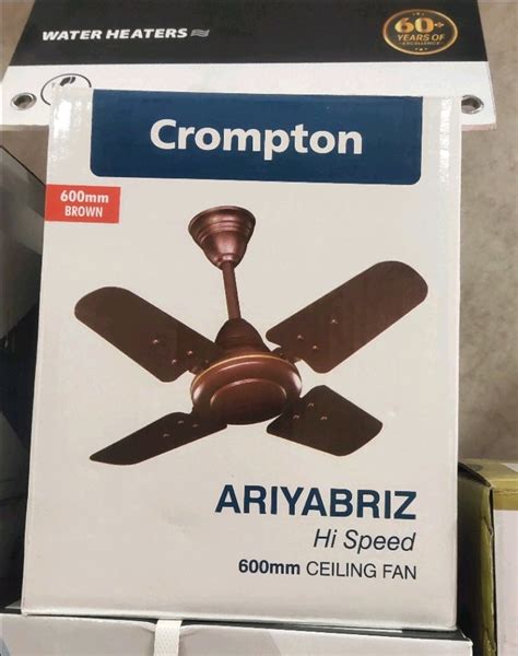 brown crompton ceiling fan high speed  sweep size mm  rs piece  coimbatore