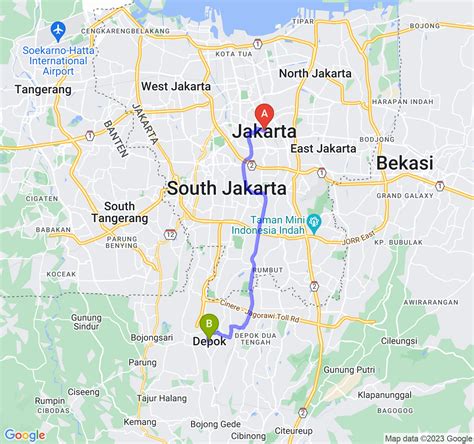 Jarak Dan Waktu Yang Dibutuhkan Dari Jakarta Ke Kota Depok – Navi Id