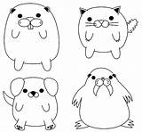 Coloring Gerbil Pages Color Print Animals Animal Back Printable sketch template