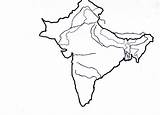 Map India Drawing Getdrawings sketch template