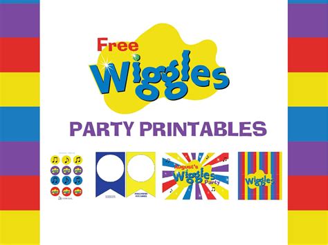 wiggles party printables