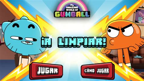 ¡a Limpiar Juegos De El Asombroso Mundo De Gumball Cartoon Network
