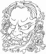 Mask Oni Drawing Japanese Ii Tattoo Getdrawings Designs Deviantart sketch template