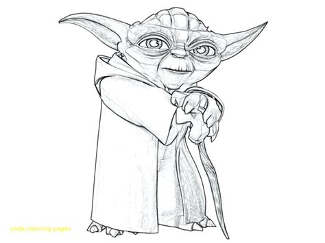yoda coloring pages  getdrawings