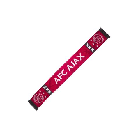 ajax sjaal rood camo ajax logo official ajax fanshop