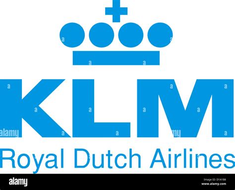 logo   airline company royal dutch airlines klm stock photo alamy