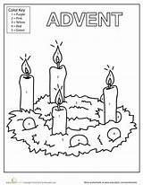 Advent Activities Coloring Worksheets Kids Candles Pages Christmas Catholic Worksheet Printable Kindergarten School Candle Ccd Crafts Sheets Wreath Sunday Color sketch template