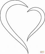 Stylized Heart Coloring Pages sketch template