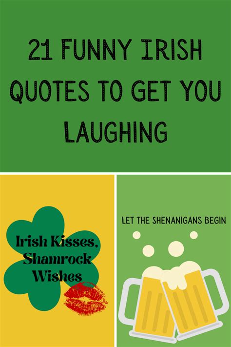 funny irish quotes    laughing darling quote irish puns