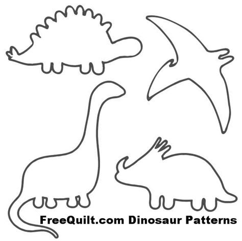 easy dinosaur cut  clip art library