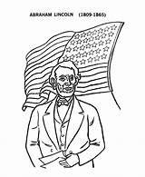 Lincoln Abraham Coloring War Civil Pages Drawing President Sheets Presidents Activity American Cartoon Print Kids America Union Memorial Printables Getdrawings sketch template