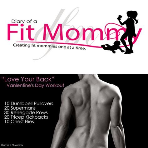 “love your back” valentine s day workout diary of a fit mommy mommy