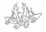 Pokemon Mega Pinsir Coloring Pages Drawing Step Draw Color Printable Kids Tutorials sketch template