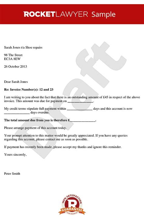 late payment letter debt recovery letter overdue payment letter