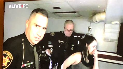 live police bust overshadowed by porn blaring on tv video