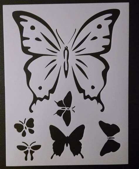 butterflies stencil  custom stencils