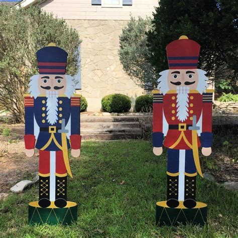 nutcracker soldier toy soldier front porch christmas