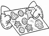 Baking Tocolor Gingerbread sketch template