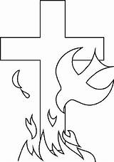 Holy Spirit Coloring Pages Pentecost Sunday School Lesson Printable Kids Office Post Para Print Bible Sheets Crafts Clipart Color Santo sketch template