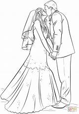 Bride Coloring Groom Pages Wedding Drawing Draw Printable Kids Step Colouring Tutorials Sheets Barbie Color Supercoloring Adult Colours Books Choose sketch template