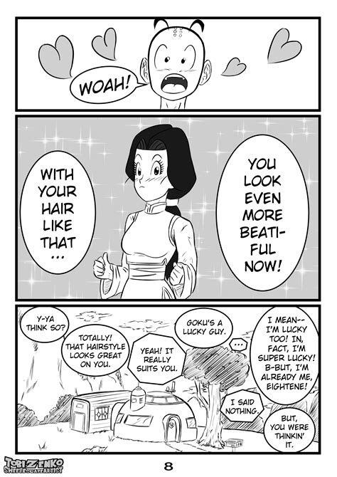 Rule 34 After Sex Android 18 Black Eyes Black Hair Chichi Comic