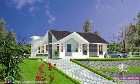cute home hill station house kerala home design  floor plans