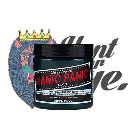 Manic Panic Semi Permanent Hair Dye Green Envy