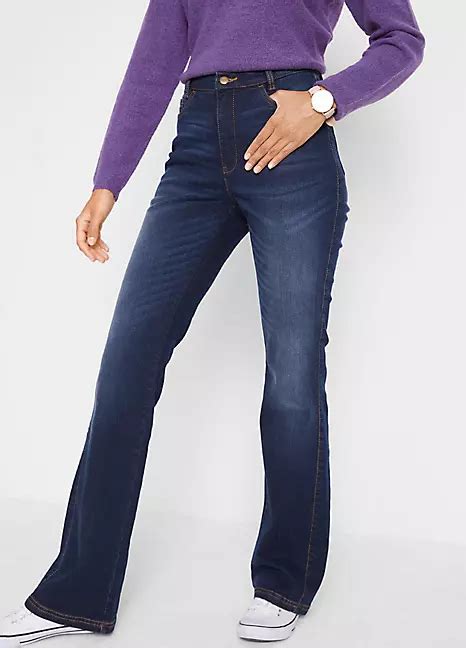 flared stretch jeans  bpc bonprix collection bonprix
