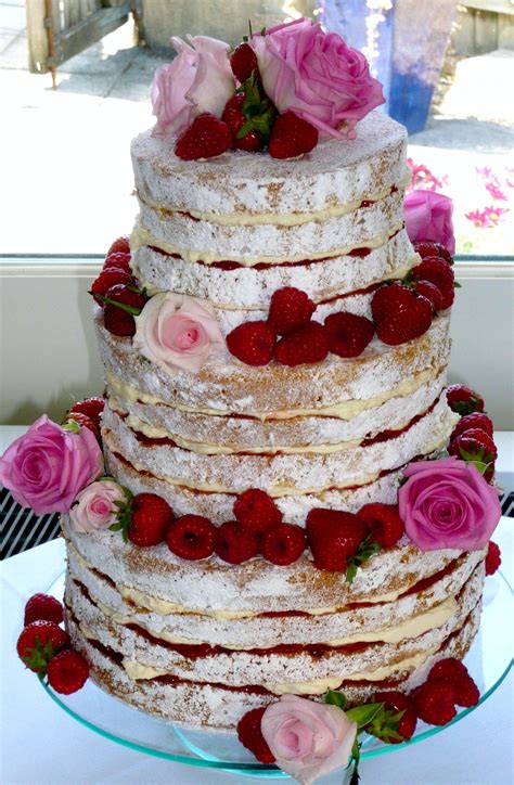 pin on dessert cakes naked cakes