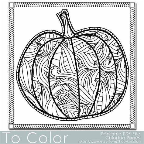 halloween pumpkin coloring sheet inspirational patterned pumpkin