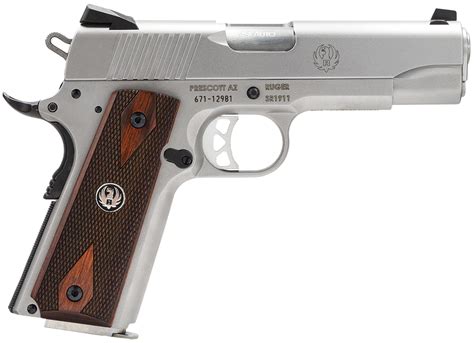 shooting store ruger  sr commander style  acp  barrel   glare