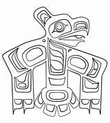 Aboriginal Colouring Haida Inuit sketch template