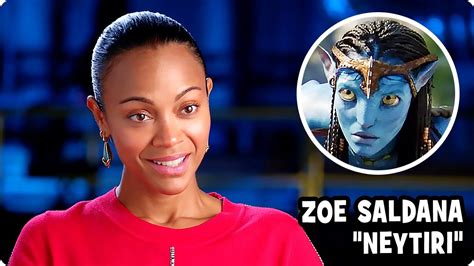 Avatar The Way Of Water 2022 Zoe Saldana Neytiri On Set Interview