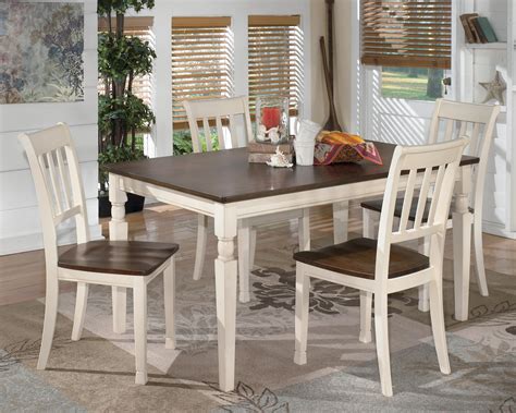 styleline toffee    piece rectangular dining table set