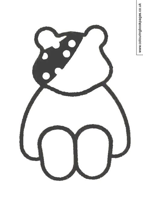 cartoons pudsey bear coloring pages randy kauffmans coloring pages