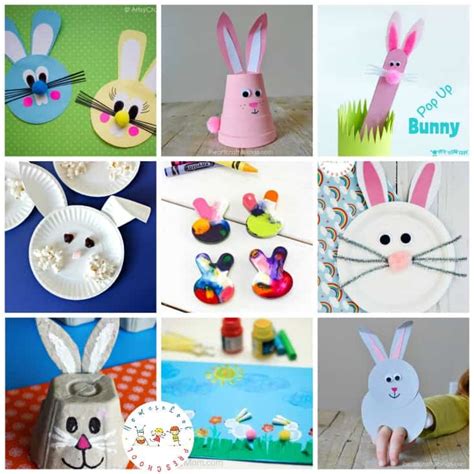 cute rabbit crafts  preschoolers