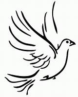 Dove Peace Template Comments Coloring sketch template