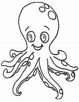 Octopus Coloring Pages Octopus1 sketch template