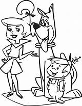 Jetsons Coloring Pages Elroy Dog Tommy Rugrats Sister Wecoloringpage Jetson Printable Cartoon Judy Color George Print Getcolorings Kids sketch template