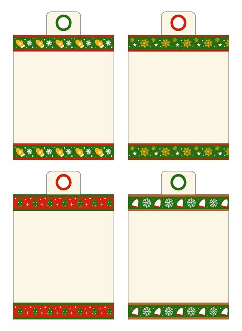 blank christmas tags printable