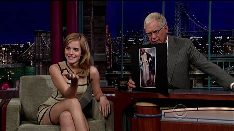 Emma Watson Letterman Underwear Emma Watson Age