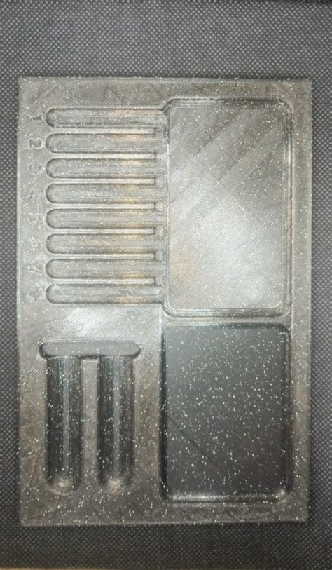 printed pinning tray sparkel grey dark arts lock picking