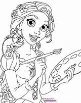 Rapunzel Tangled Disneys Disneyclips sketch template
