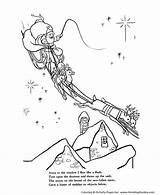 Coloring Pages Christmas Night Before Story Honkingdonkey sketch template