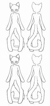 Base Chibi Bases F2u Kitty Deviantart Cat Psd  Only Weasyl Group Character sketch template