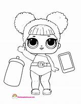 Lol Coloring Doll Pages Queen Bee Printable Dolls Getcolorings Getdrawings Color Print sketch template