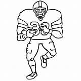 Coloring Nfl Pages Player Footbal American Mascot Logo Patriots Getcolorings Tackling Color sketch template