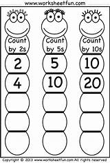 Skip Worksheets Worksheet Printable Counting Count Math Fun Number Kindergarten Worksheetfun Activities Maths Kids Before After Grade 10s 2s 5s sketch template