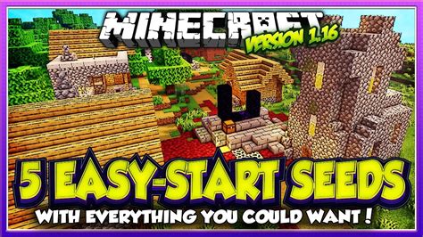 10 Awesome Seeds For An Easy Start In Survival Mode Minecraft 1 16